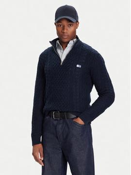 Tommy Jeans Megztinis · Tamsiai mėlyna