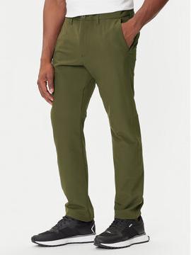 BOSS Medžiaginės kelnės · Žalia · Slim Fit