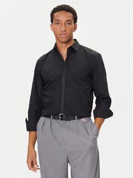 HUGO Marškiniai · Juoda · Slim Fit