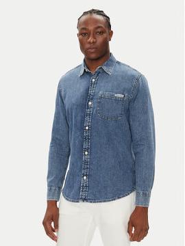 Calvin Klein Jeans džinsiniai marškiniai  · Mėlyna · Regular Fit