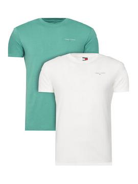 Tommy Jeans Marškinėlių komplektas · Žalia