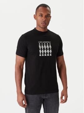 KARL LAGERFELD Marškinėliai · Juoda