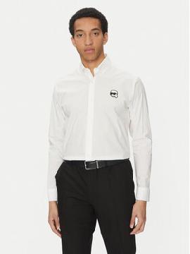 KARL LAGERFELD Marškiniai · Balta · Slim Fit