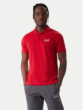 EA7 Emporio Armani Polo marškinėliai · Raudona