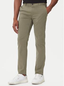 BOSS Chinos kelnes · Žalia · Slim Fit