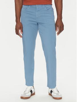 BOSS Medžiaginės kelnės · Žydra · Regular Fit