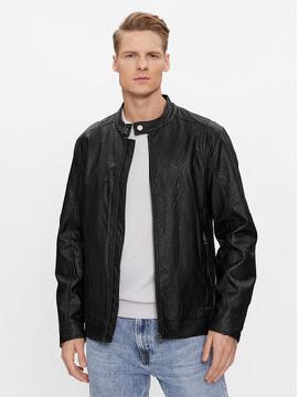 Guess Dirbtinės odos striukė · Juoda