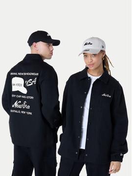 New Era Demisezoninė striukė · Juoda