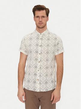 INDICODE Marškiniai · Smėlio · Slim Fit