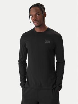 EA7 Emporio Armani Marškinėliai ilgomis rankovėmis · Juoda