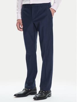 Guess Medžiaginės kelnės · Tamsiai mėlyna · Slim Fit