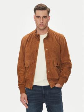 Serge Pariente Odinė striukė · Ruda