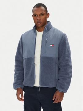 Tommy Jeans Demisezoninė striukė · Mėlyna