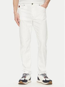 Aeronautica Militare Medžiaginės kelnės · Balta · Regular Fit