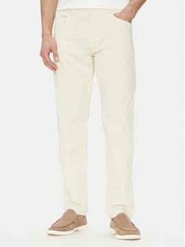 BOSS Medžiaginės kelnės · Écru · Regular Fit