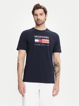 Tommy Hilfiger Marškinėliai · Tamsiai mėlyna