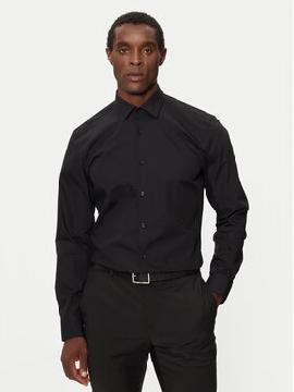 HUGO Marškiniai · Juoda · Slim Fit