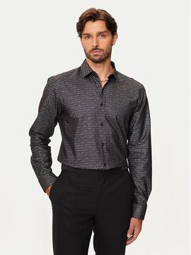 HUGO Marškiniai · Juoda · Extra Slim Fit