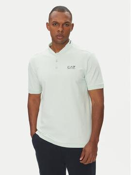 EA7 Emporio Armani Polo marškinėliai · Žydra