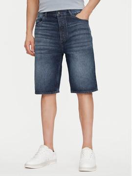HUGO Džinsiniai šortai · Tamsiai mėlyna