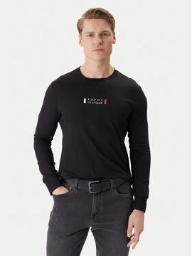 Tommy Hilfiger Marškinėliai ilgomis rankovėmis · Juoda