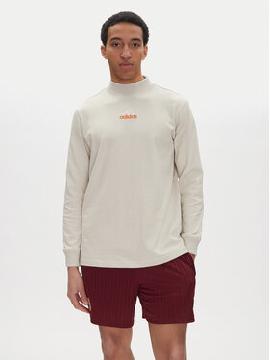 adidas Marškinėliai ilgomis rankovėmis · Smėlio