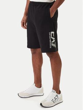 EA7 Emporio Armani Sportiniai šortai · Juoda