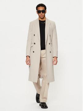 AMI Paris Demisezoninis paltas · Smėlio