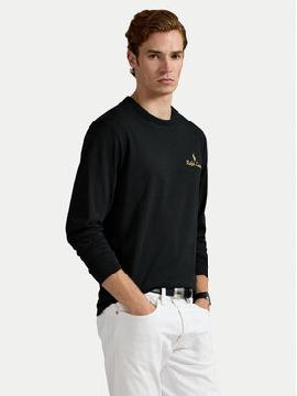 Polo Ralph Lauren Marškinėliai ilgomis rankovėmis · Juoda