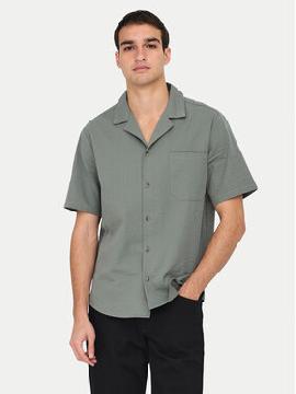 Only & Sons Marškiniai · Žalia · Relaxed Fit