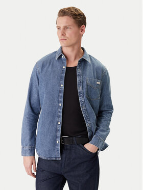 Calvin Klein Jeans džinsiniai marškiniai  · Mėlyna · Regular Fit