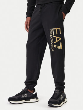 EA7 Emporio Armani Sportinės kelnės · Juoda · Regular Fit