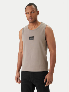 HUGO Tank top marškinėliai · Smėlio