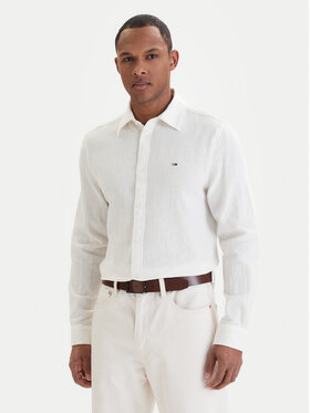 Tommy Jeans Marškiniai · Écru · Regular Fit