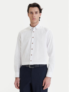 Bugatti Marškiniai · Balta · Regular Fit