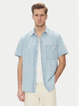 Calvin Klein Jeans džinsiniai marškiniai  · Mėlyna · Regular Fit