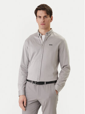 BOSS Marškiniai · Pilka · Regular Fit