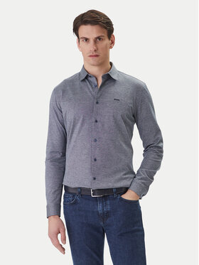 BOSS Marškiniai · Tamsiai mėlyna · Slim Fit
