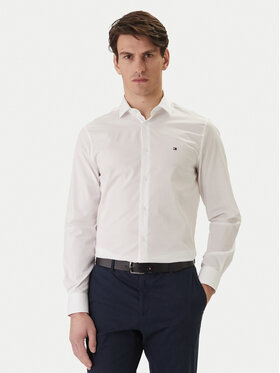 Kodas SUN15 Tommy Hilfiger Marškiniai · Balta · Slim Fit