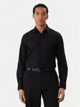HUGO Marškiniai · Juoda · Slim Fit