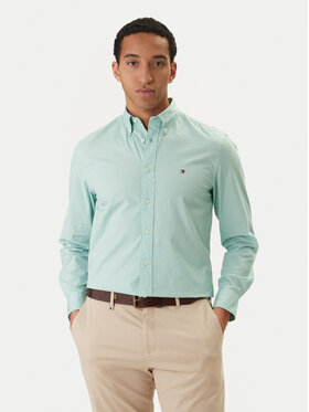 Tommy Hilfiger Marškiniai · Žalia · Regular Fit