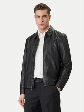 Calvin Klein Odinė striukė · Juoda