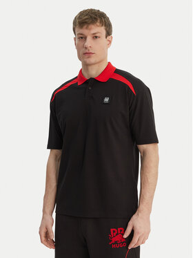 HUGO Polo marškinėliai · Juoda
