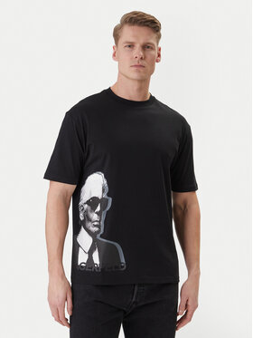 KARL LAGERFELD Marškinėliai · Juoda