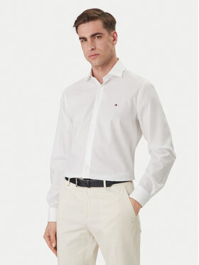 Tommy Hilfiger Marškiniai · Balta · Slim Fit