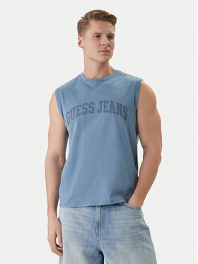 Guess Jeans Tank top marškinėliai · Mėlyna