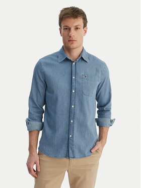 Tommy Hilfiger džinsiniai marškiniai  · Mėlyna · Regular Fit