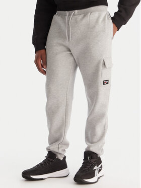 Reebok Sportinės kelnės · Pilka · Regular Fit
