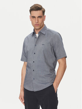 BOSS Marškiniai · Tamsiai mėlyna · Regular Fit