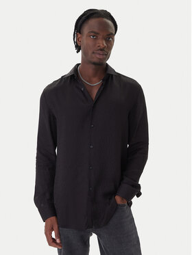 HUGO Marškiniai · Juoda · Slim Fit